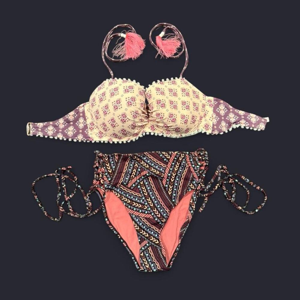 Victorias secret multicoloured bikini set